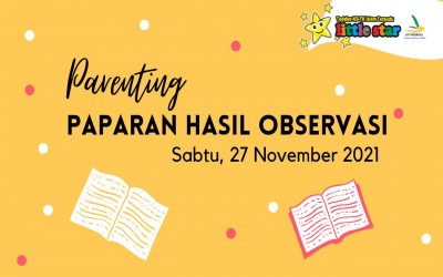 Penjelasan Hasil Observasi Siswa TK B bersama Psikolog Sekolah