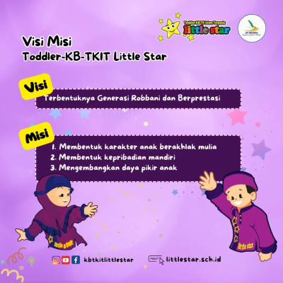 Mengenal lebih dekat Visi Misi Toddler-KB-TKIT Little Star